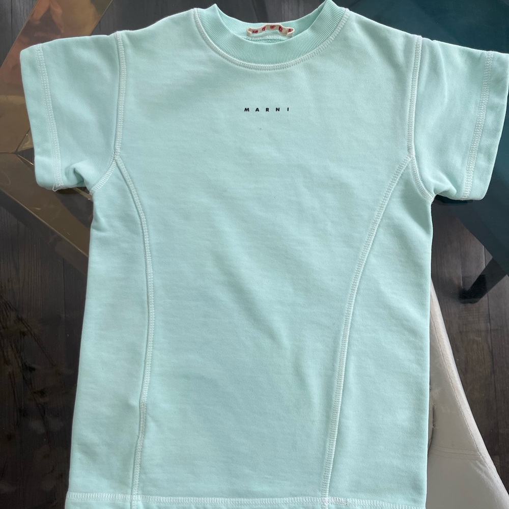 Marni Kids Short Sleeve Tee Dress